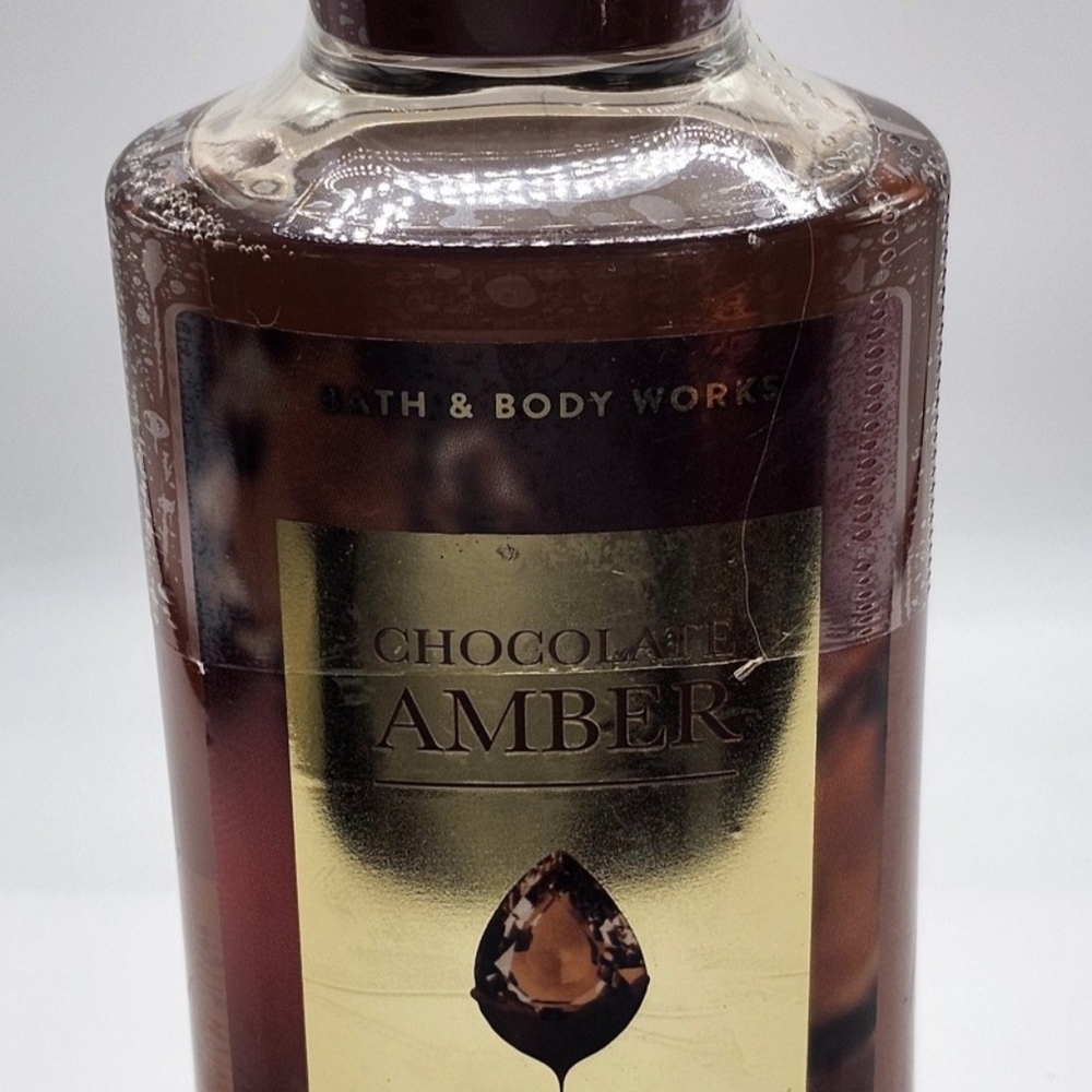 Bath & Body Works Bundle ~ CHOCOLATE AMBER ~ Shea Butter & Hyaluronic Acid NEW!! - Picture 2 of 3